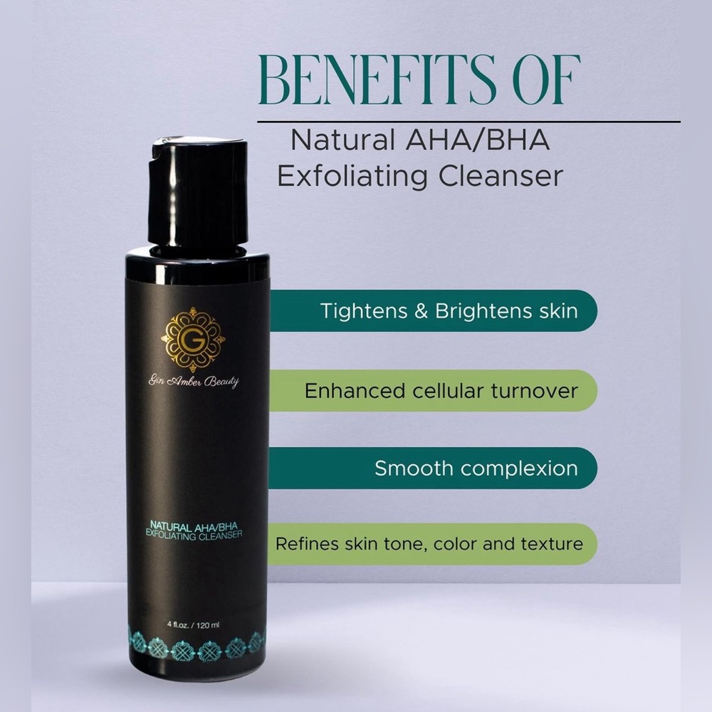 NEW‼️ BUNDLE OF 2 Natural AHA/BHA Exfoliating Cleanser - Saggy Skin, Acne